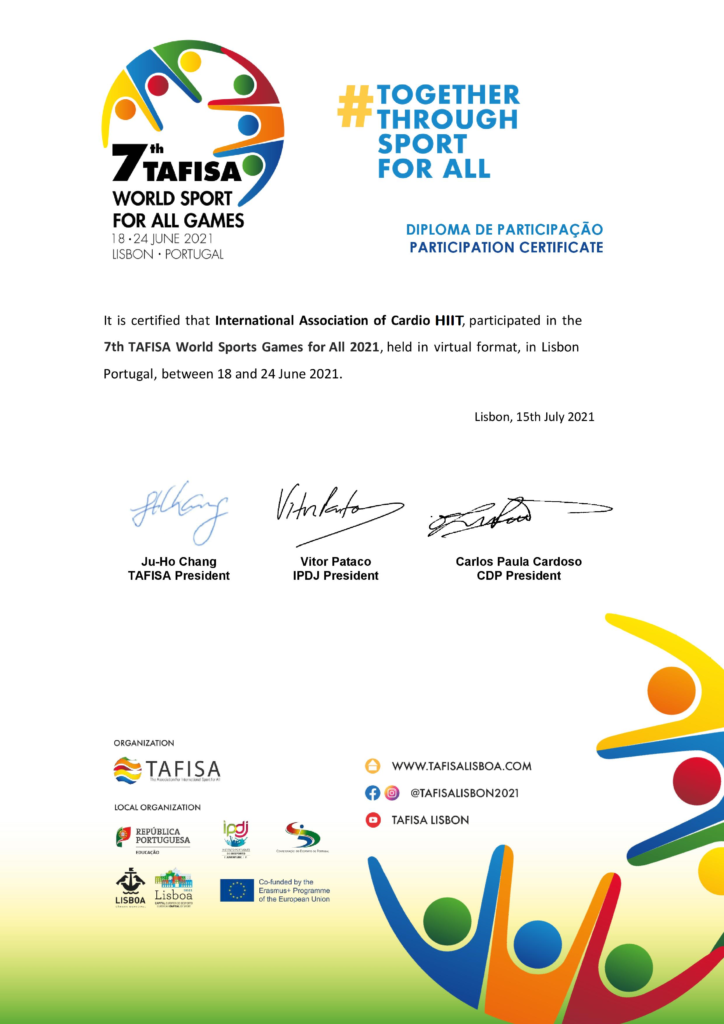 The Organizing Committee of the 7th TAFISA World Sports Games for All 2021