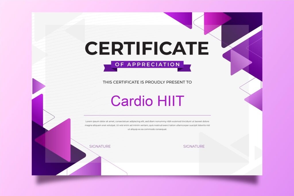 Holding a Cardio Hiit C Level International Coaching and Refereeing Course Online