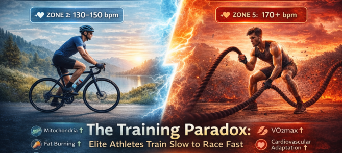 The Training Paradox: Why Zone 2 and HIIT Are Both Essential for Peak Performance, Metabolic Health, and Extended Healthspan